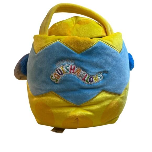 Squishmallows Bebe the Bluebird Plush Easter Basket Treat Pail NEW - Picture 3 of 5